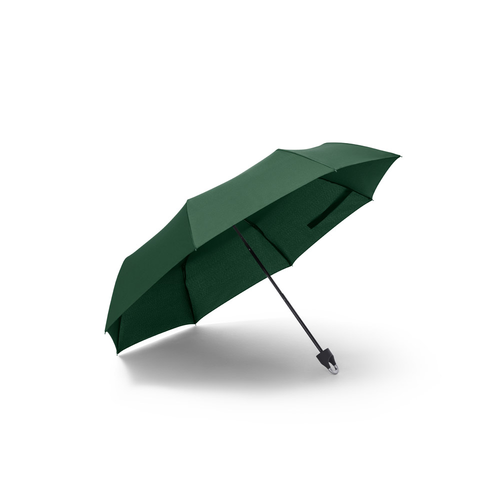 GUARDA-CHUVA, DOBRÁVEL, DE 21'' EM POLIÉSTER 100% RECICLADO PONGEE 190T