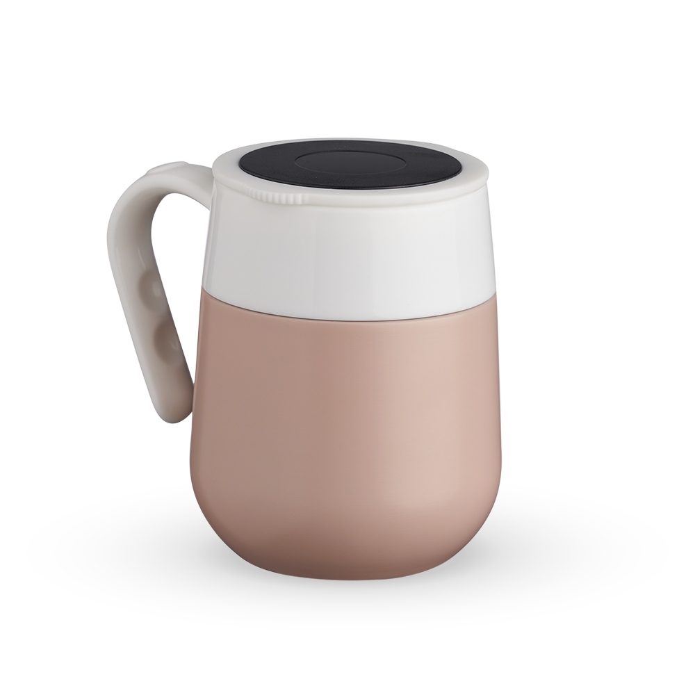 CANECA TÉRMICA INOX 500ML COM DISPLAY LED
