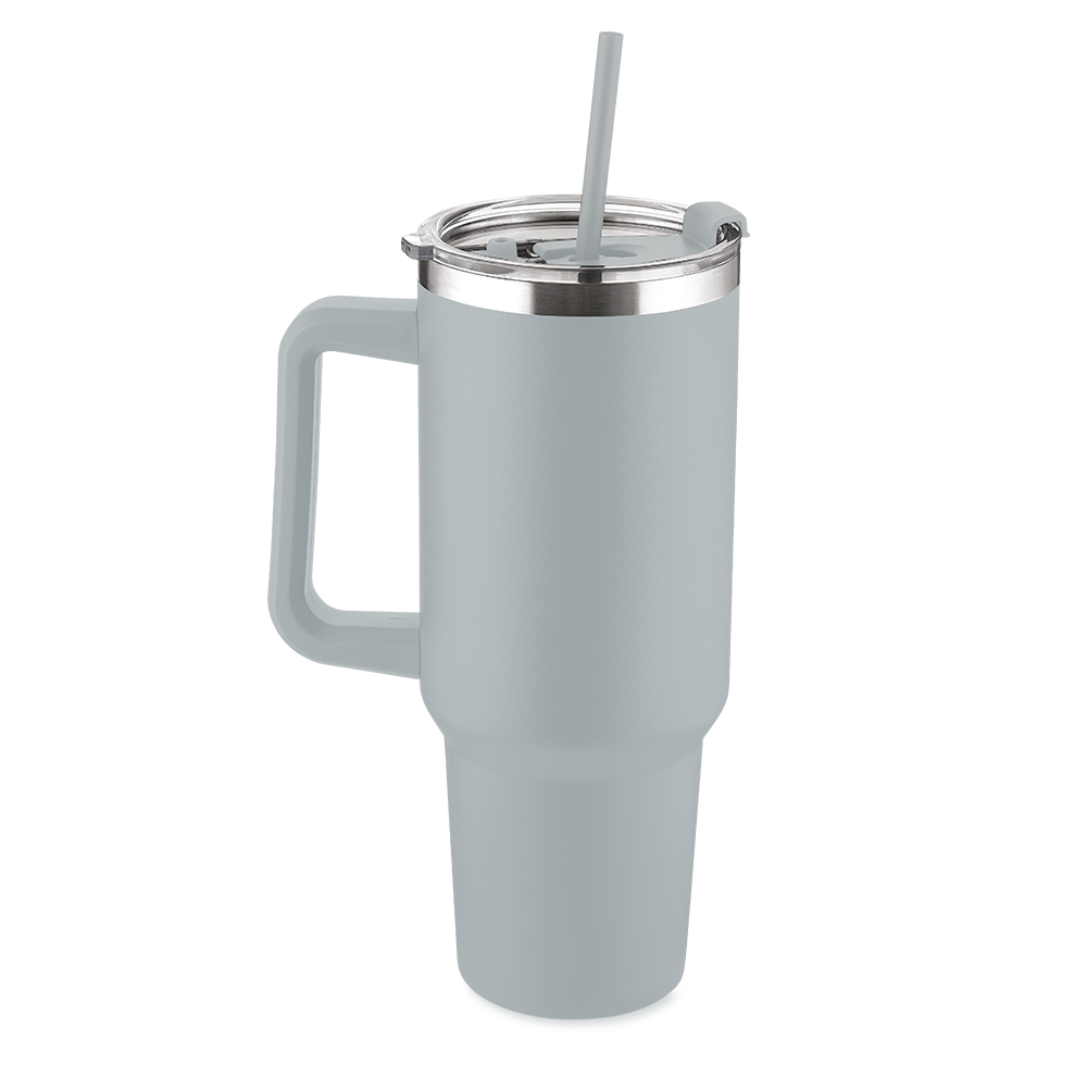 CANECA TÉRMICA EM AÇO INOX - AZUL, 1300ML