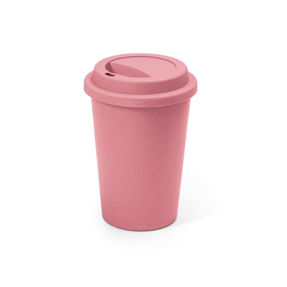 COPO PARA VIAGEM EM FIBRA DE BAMBU (60%) E PP (40%) (450 ML)