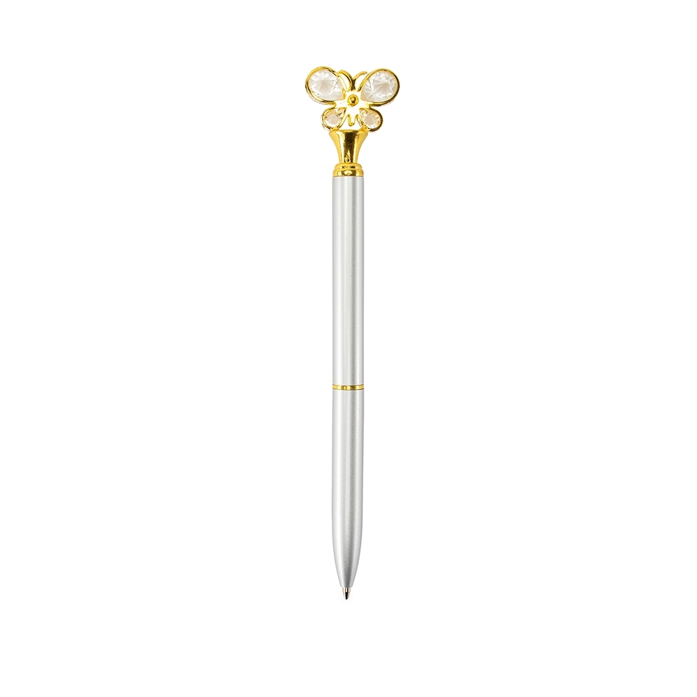 CANETA METAL BORBOLETA