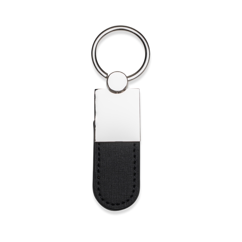 CHAVEIRO METAL COM PU
