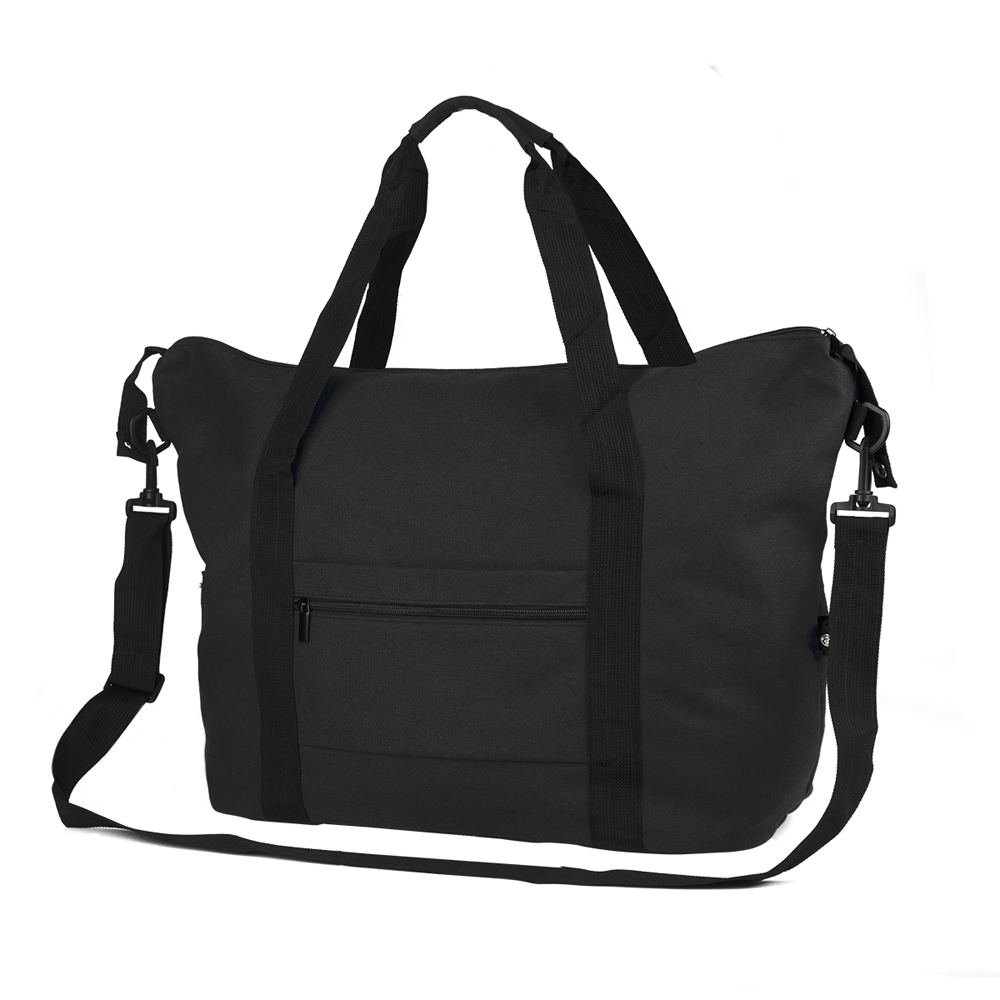 MALA ESPORTIVA EM ALGODÃO RECICLADO 340G/M2 - PRETO