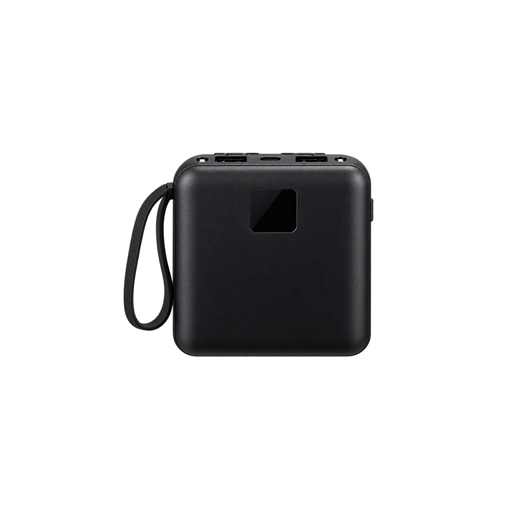 POWER BANK 10.000MAH COM LANTERNA E MULTISSAÍDAS