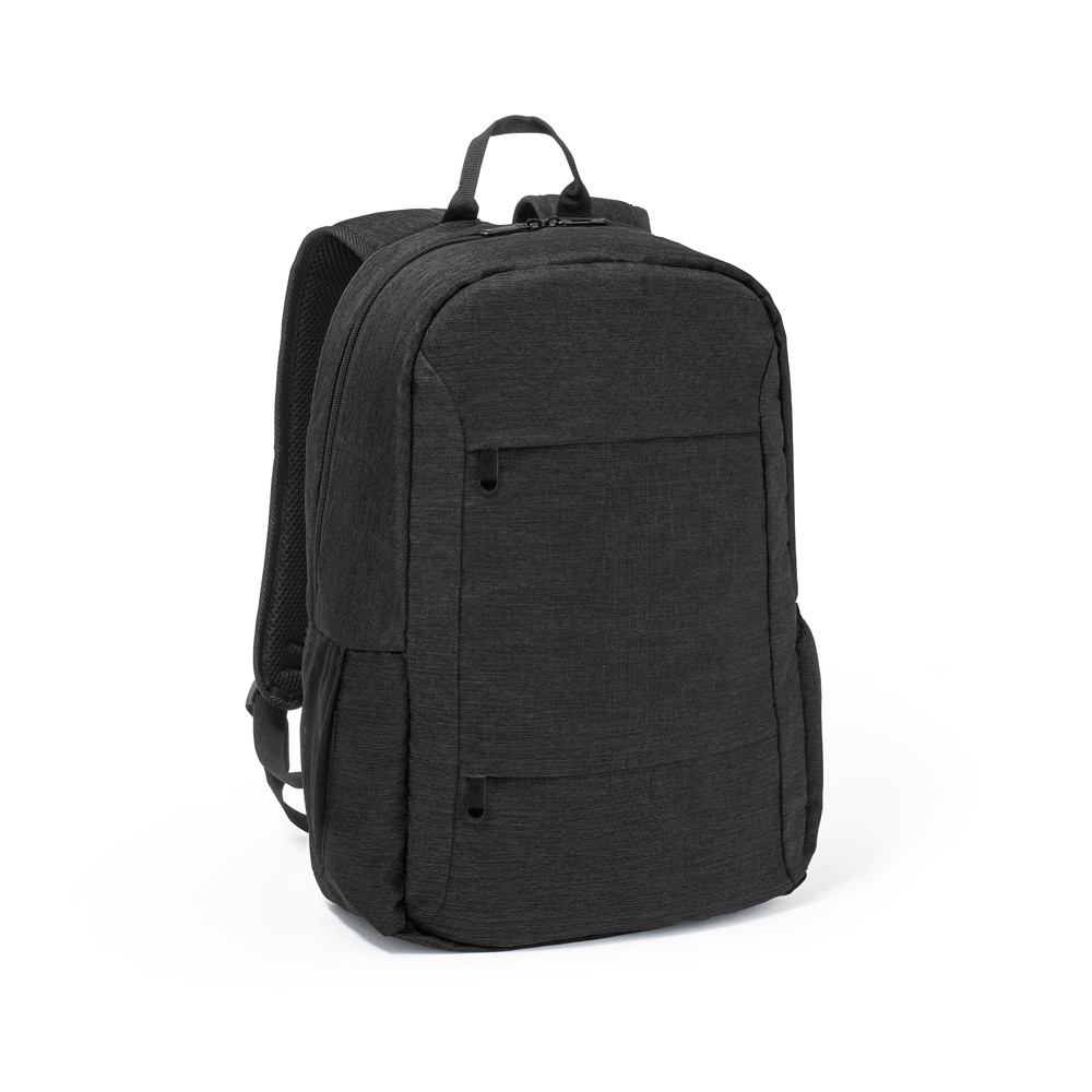 MOCHILA PARA NOTEBOOK (15'6") EM POLIÉSTER RECICLADO 300D COM COMPARTIMENTO ALMOFADADO (18 L)