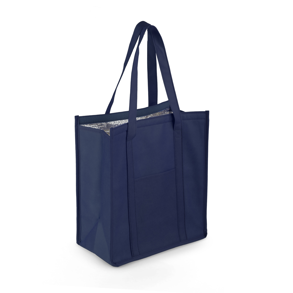 SACOLA TÉRMICA EM TNT 80G/M² (35X32) - AZUL