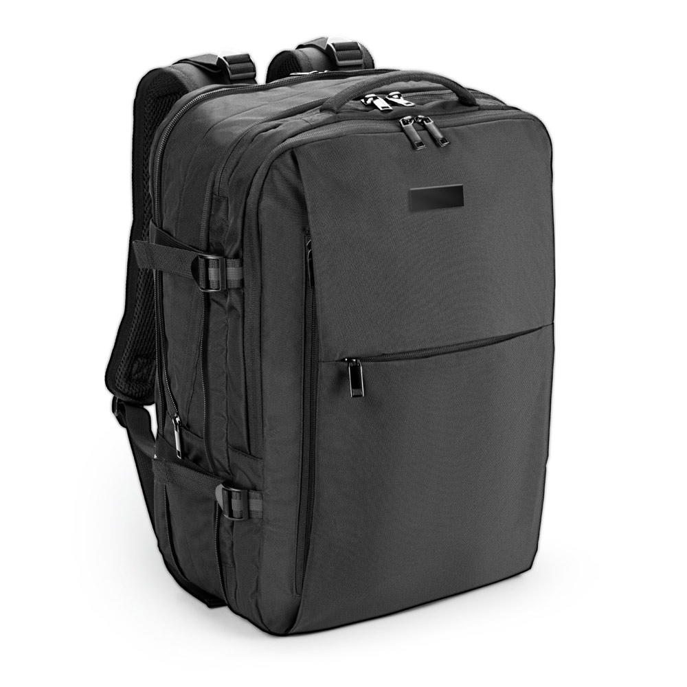 MOCHILA DE VIAGEM PARA NOTEBOOK (17'3") EM POLIÉSTER RECICLADO 600D DE ALTA DENSIDADE, COM COMPARTIMENTO PARA ARRUMAÇÃO (29 L)