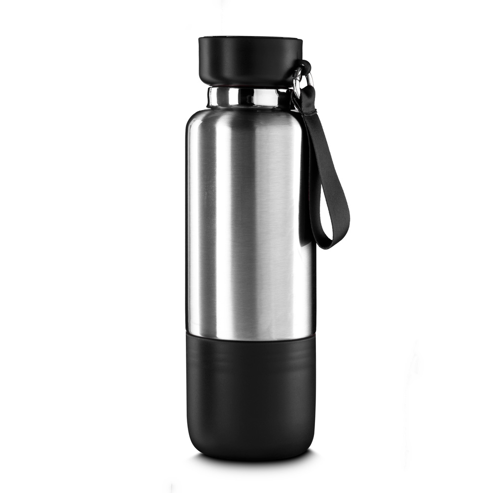 GARRAFA TÉRMICA - PRETO, 500ML