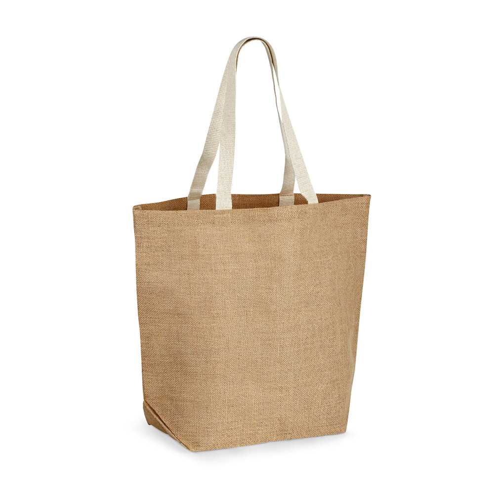 SACOLA 100% JUTA (360 G/M²) COM LAMINADO NO INTERIOR