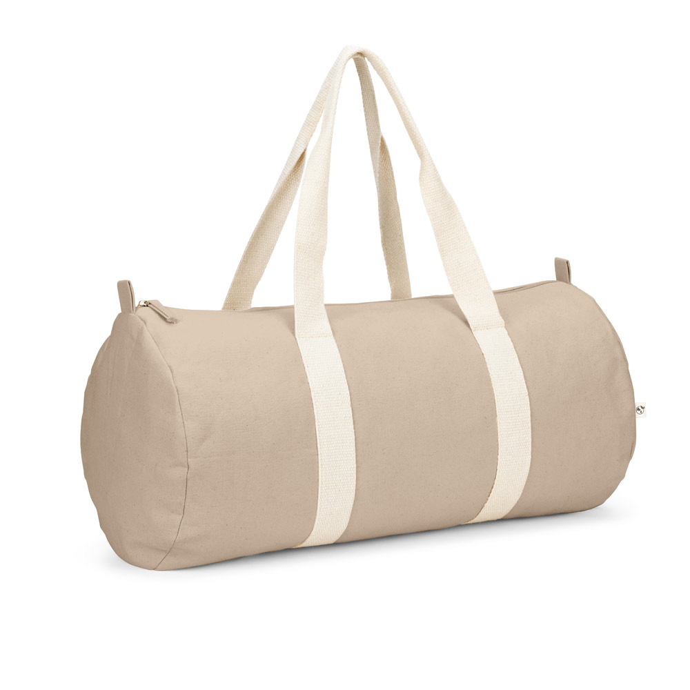 BOLSA ESPORTIVA EM ALGODÃO RECICLADO E POLIÉSTER RECICLADO (380 G/M² )