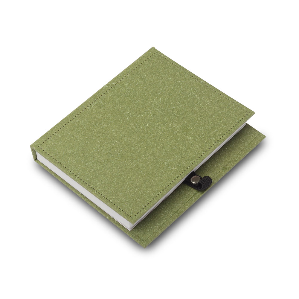MINI CADERNO A6 COM CANETA (13X11CM) - VERDE
