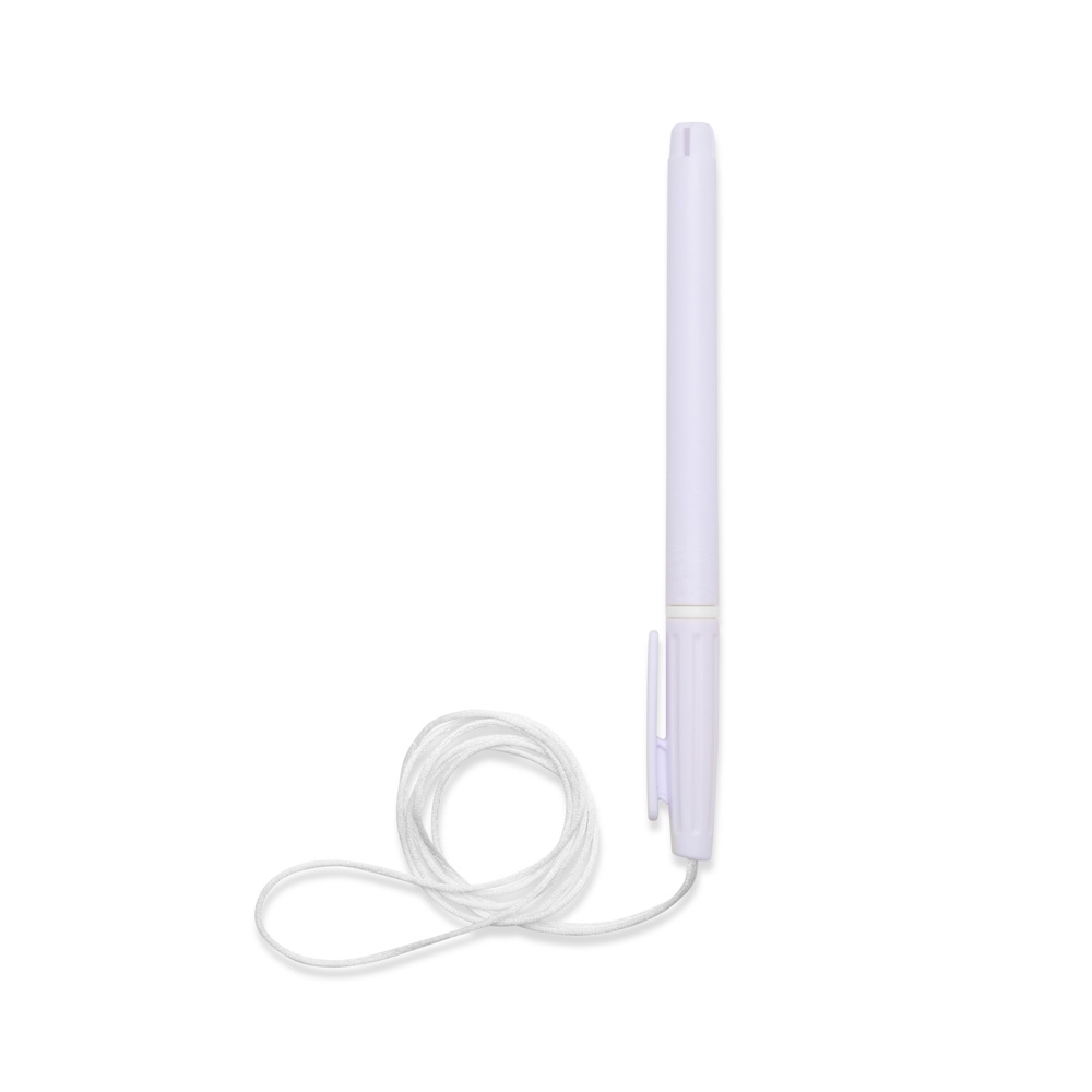 CANETA PLÁSTICA COM CORDÃO