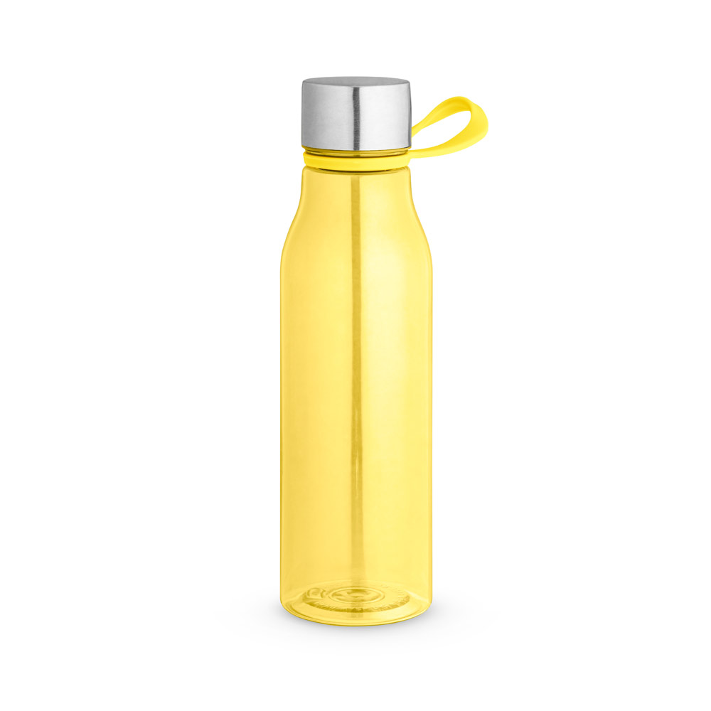 SQUEEZE EM PET 100% RECICLADO COM ALÇA DE SILICONE (590 ML)