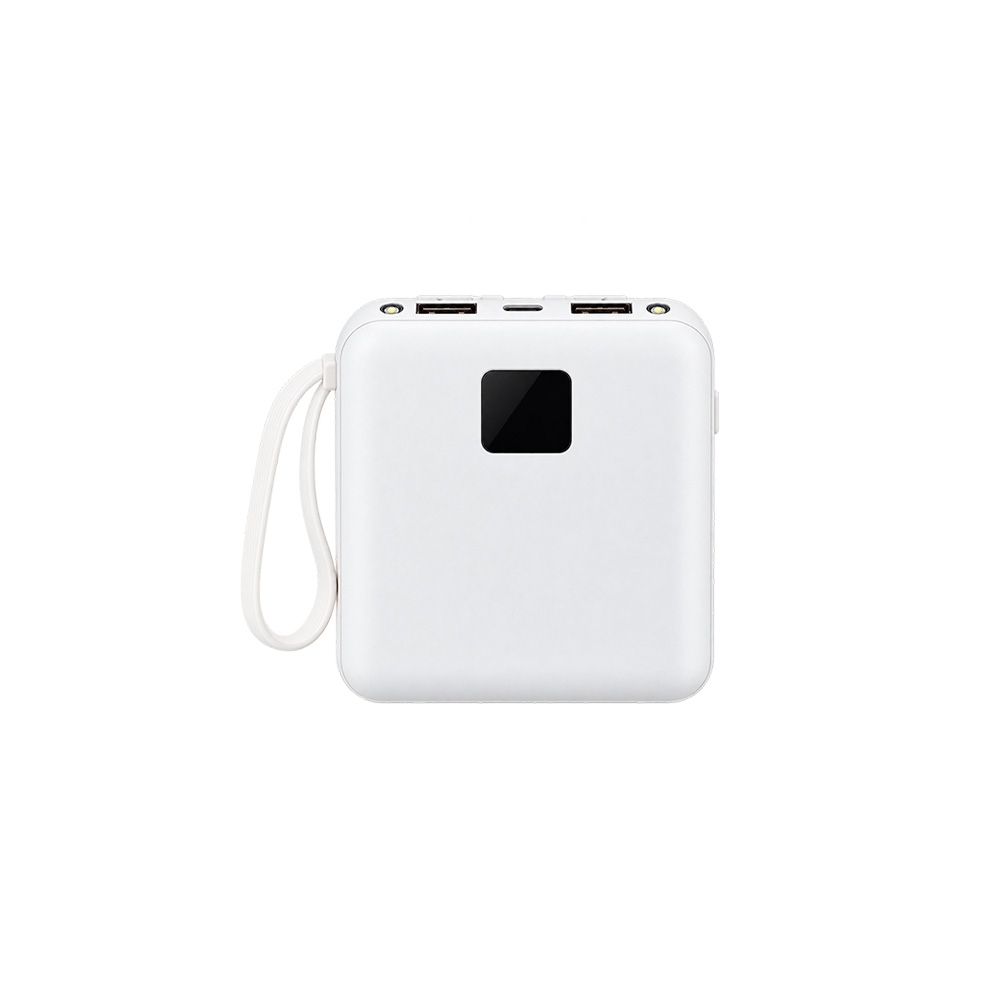 POWER BANK 10.000MAH COM LANTERNA E MULTISSAÍDAS